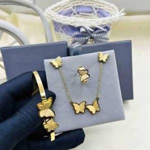 Necklace with Hand Chain