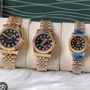 Original Rolex Watch In Black